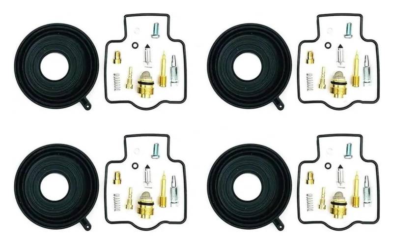 Vergaser Reparatursatz Für K&awasaki ZZR400 ZX400 1990-2006 Motorradvergaser Vakuummembran Nadelventil Sitzdichtung Reparatursatz(X1) von FNCVTM