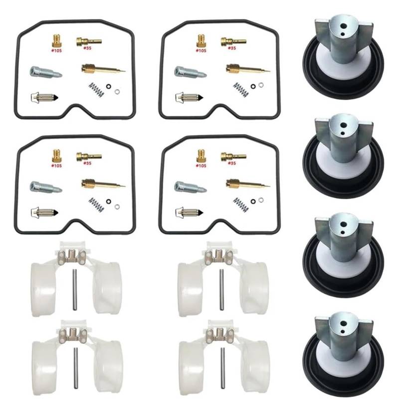 Vergaser Reparatursatz Für Suzuki GSX Für Inazuma 750 GSX750 1998-2001 Motorrad Vergaser Reparatur Reparatur Kit Diaphram Float Teile von FNCVTM