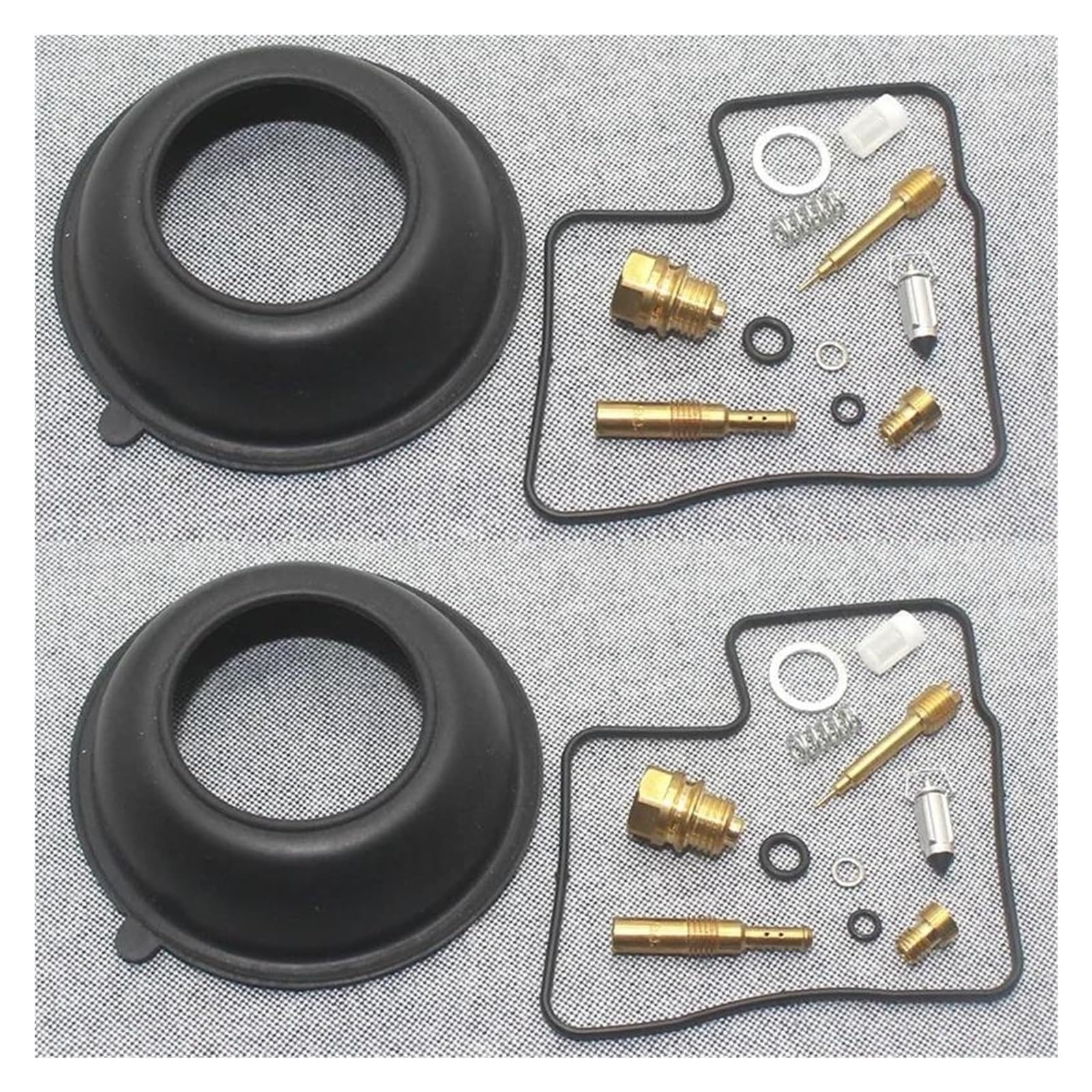 Vergaser Reparatursatz Für XL650 V 650 XL650V Für TRANSALP 1988-2006 XL Motorrad Vergaser Reparatur Nadel Ventil Dichtung Luft Schraube Plunger Rebuild Kits(Set 2) von FNCVTM