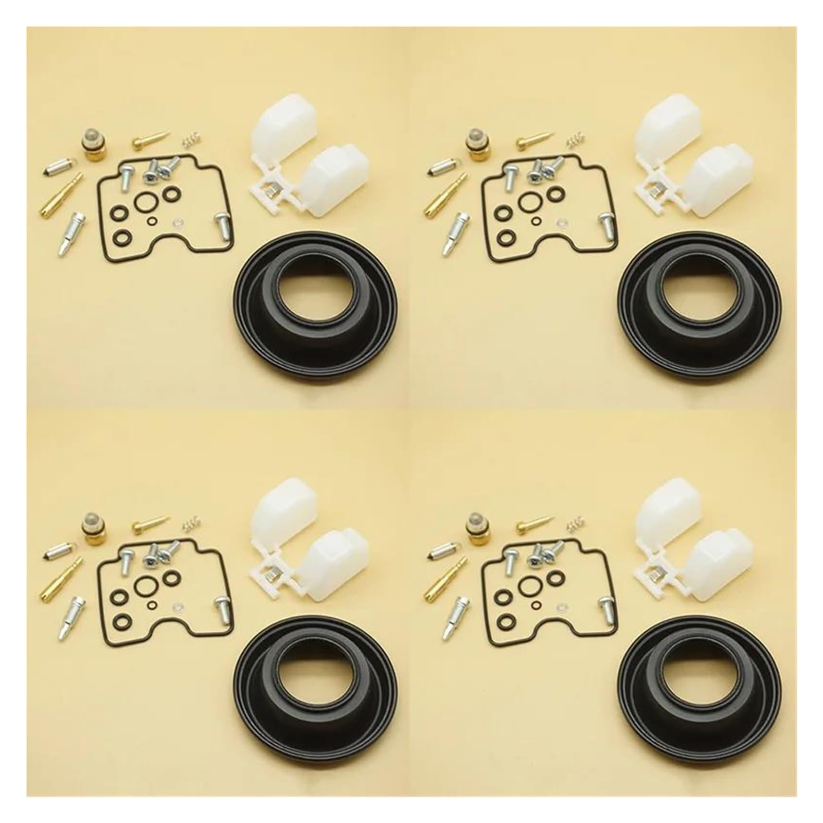 Vergaser Reparatursatz Für Y&amaha FZS600 Für FAZER FZS 600 Für FAZER 1998-2003 Motorrad Vergaser Reparatur Rebuild Teile Float Membran Kits(Set 1) von FNCVTM