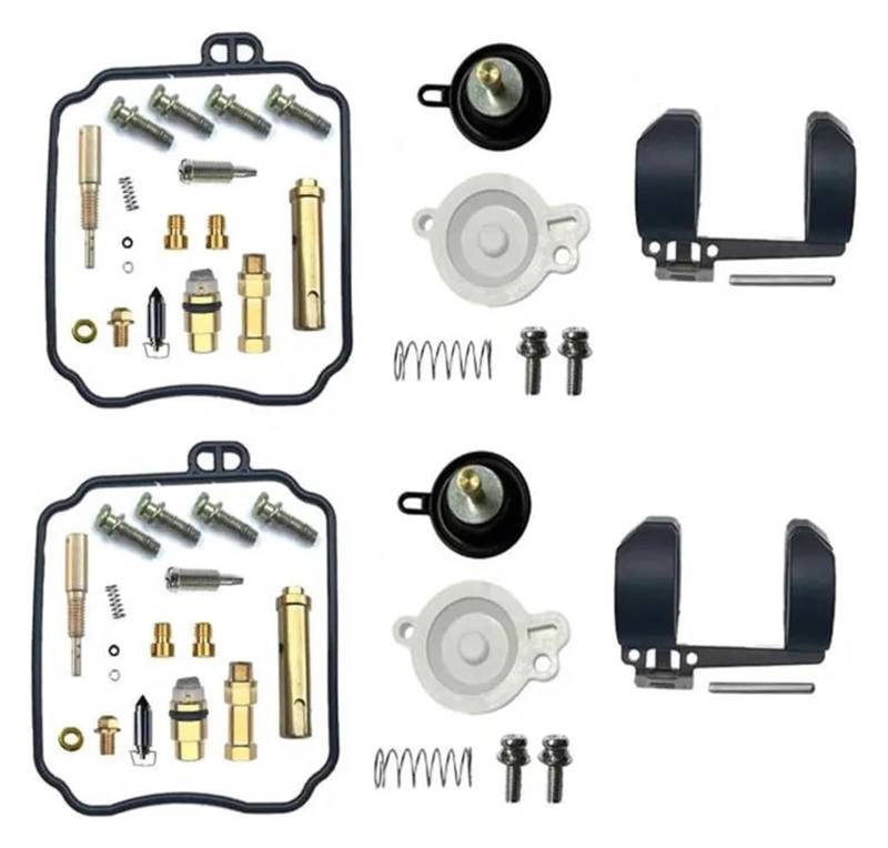 Vergaser Reparatursatz Für Y&amaha Für V-Star Für DRAGSTAR XVS650 XVS 650 Motorrad Carb Float Membran Aircut Drosselschraubensatz(X1) von FNCVTM