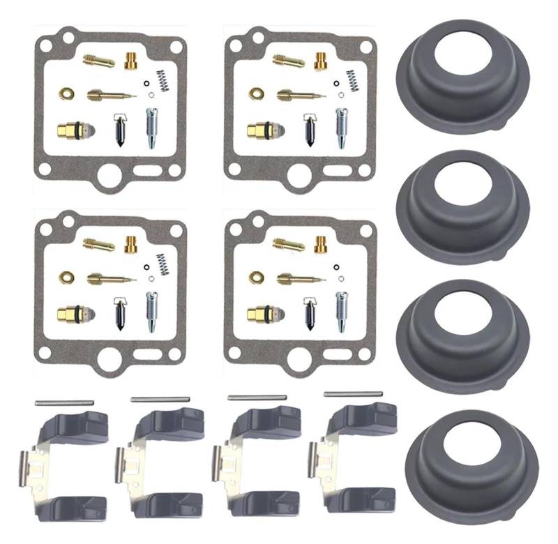 Vergaser Reparatursatz Für Y&amaha XJR1300 XJR1300SP 5EA 1998-2001 XJR 1300 Motorradvergaser Reparatur Wiederaufbau Schwimmermembran Carb Kits(Set 7) von FNCVTM