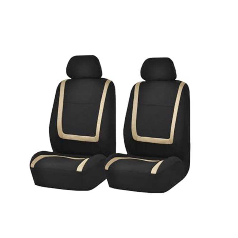 FNDYMNPG Sitzbezüge Auto Vordersitze, für Ford Grand C-MAX II 2012-2019 Allwetter Atmungsaktiv Verschleißfest Vordersitze Autositzbezüge Sitzschoner Auto-Zubehör Innenraum,B von FNDYMNPG