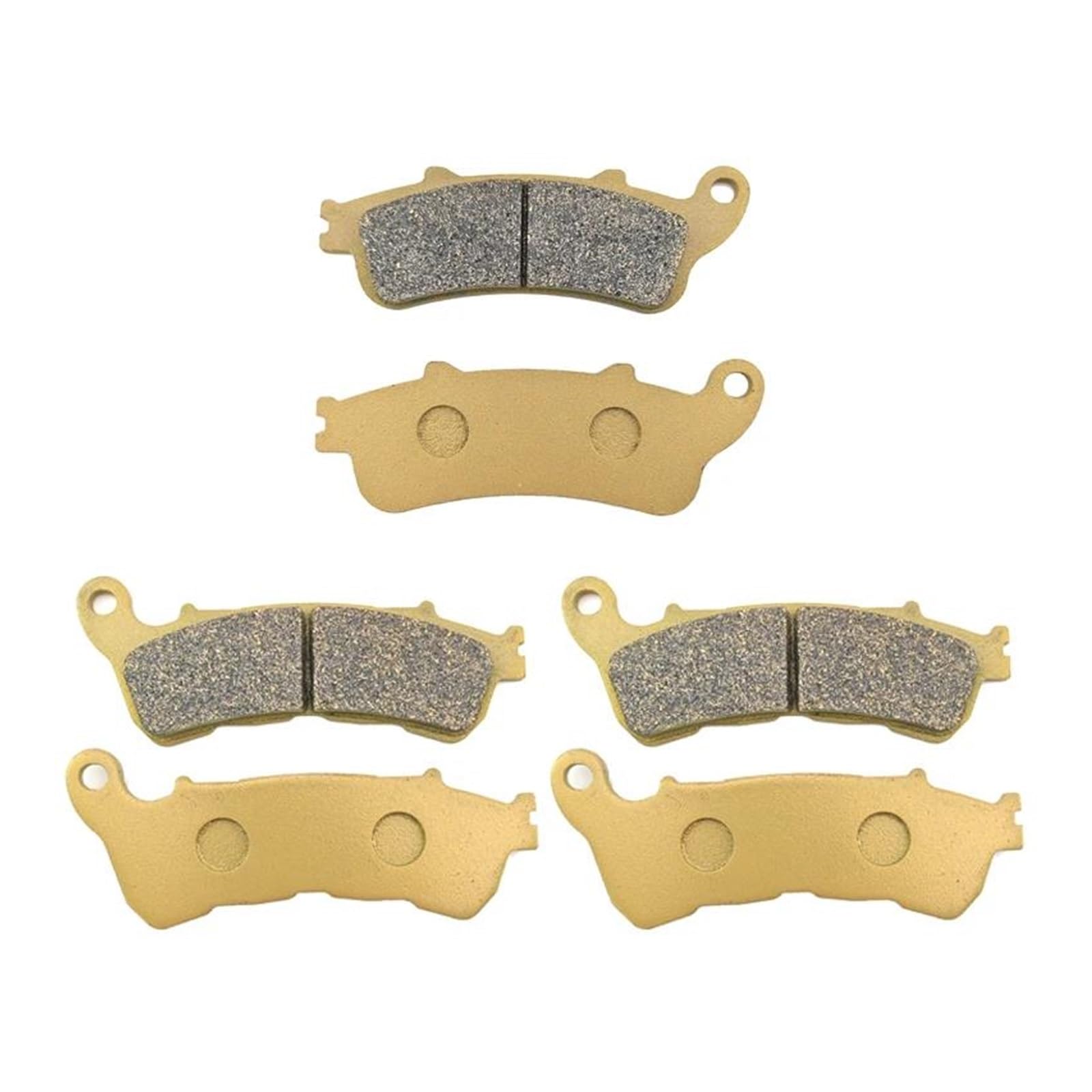 Bremsbelagsatz Bremsbeläge Für Pan European Motorräder NT 700 V 2006-2013 VFR 800 2006–2013 XL 1000 V 2004–2011 CTX 1300 ST 1300(Alle 3 Paar) von FNERRMEVC