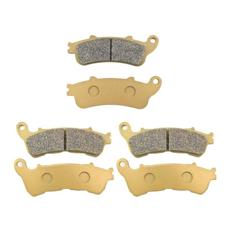 Bremsbelagsatz Bremsbeläge Für Pan European Motorräder NT 700 V 2006-2013 VFR 800 2006–2013 XL 1000 V 2004–2011 CTX 1300 ST 1300(Alle 3 Paar) von FNERRMEVC