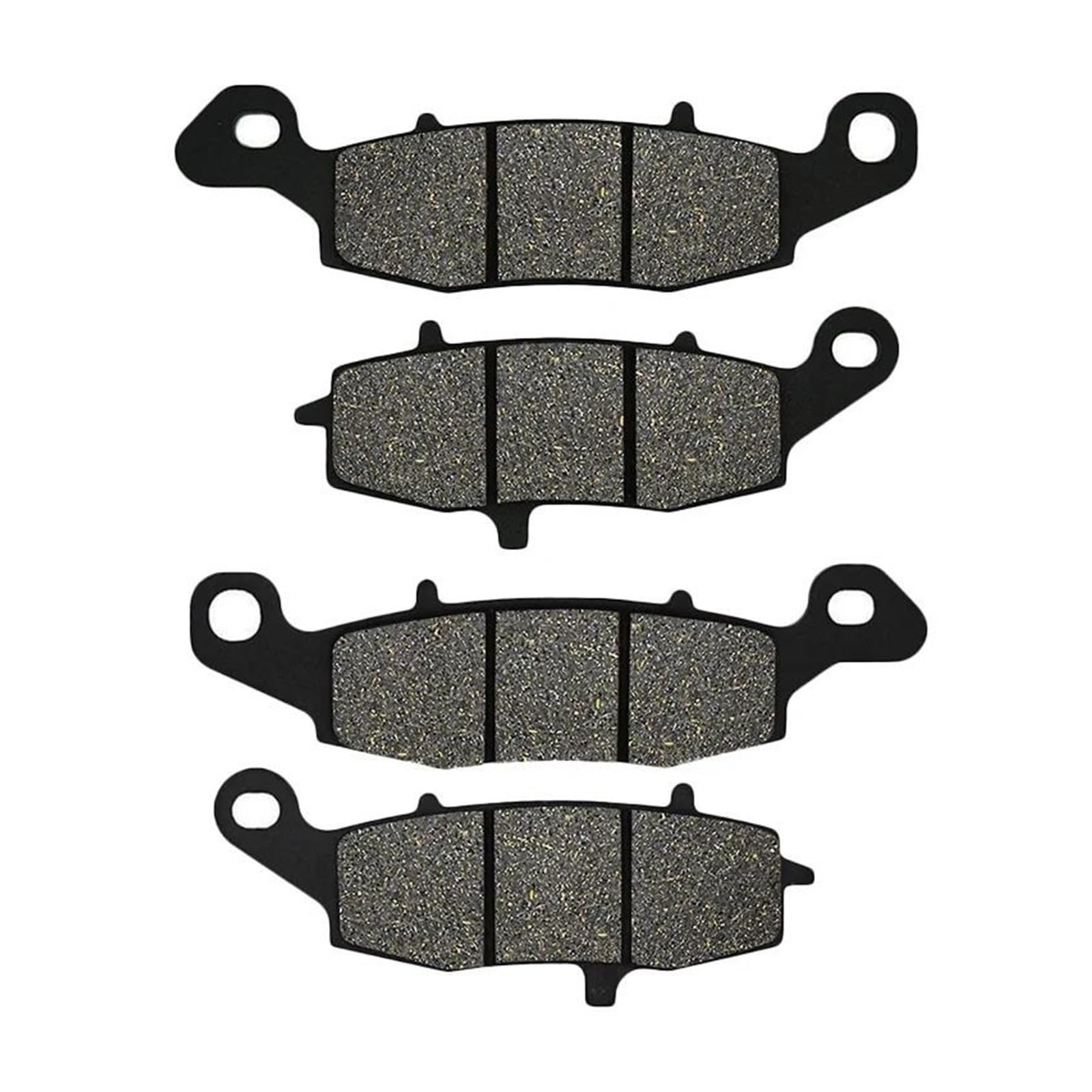 Bremsbelagsatz Bremsbeläge Vorne Und Hinten Für Kawasaki ZR7 ZR7S ZR750 KZ1000 Police Für Vulcan Nomad VN 1500 1600 1700 Für Classic Tourer Vaquero(Vorne eingestellt) von FNERRMEVC