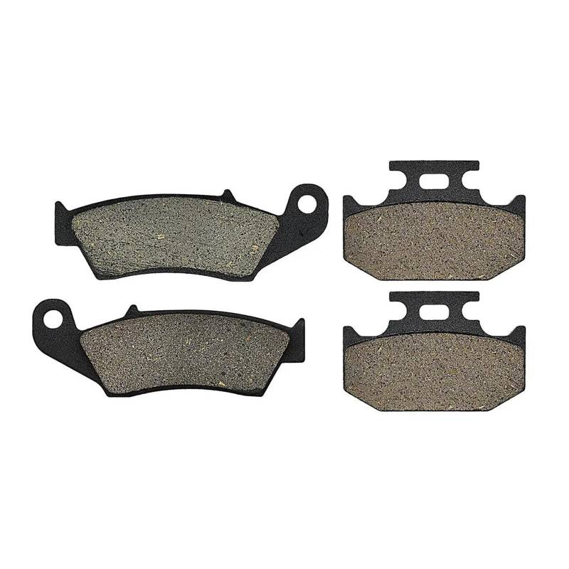 Bremsbelagsatz Bremsbeläge Vorne Und Hinten Für Suzuki DR 650 350 V W X SEW SEX DR350V DR350W DR350X DR350SEW DR350SEX DR650 1996–2016(VORDERSEITE UND RÜCKSEITE) von FNERRMEVC
