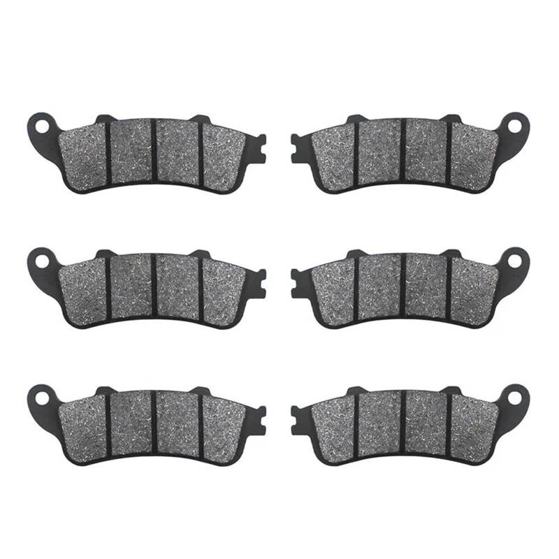 Bremsbelagsatz Bremsbeläge Vorne Und Hinten XL1000 Für Varadero 1000 1999-2006 CBR1100 XX CBR 1100 XX Für Blackbird 1997-2008 Motorrad(3 Paare) von FNERRMEVC