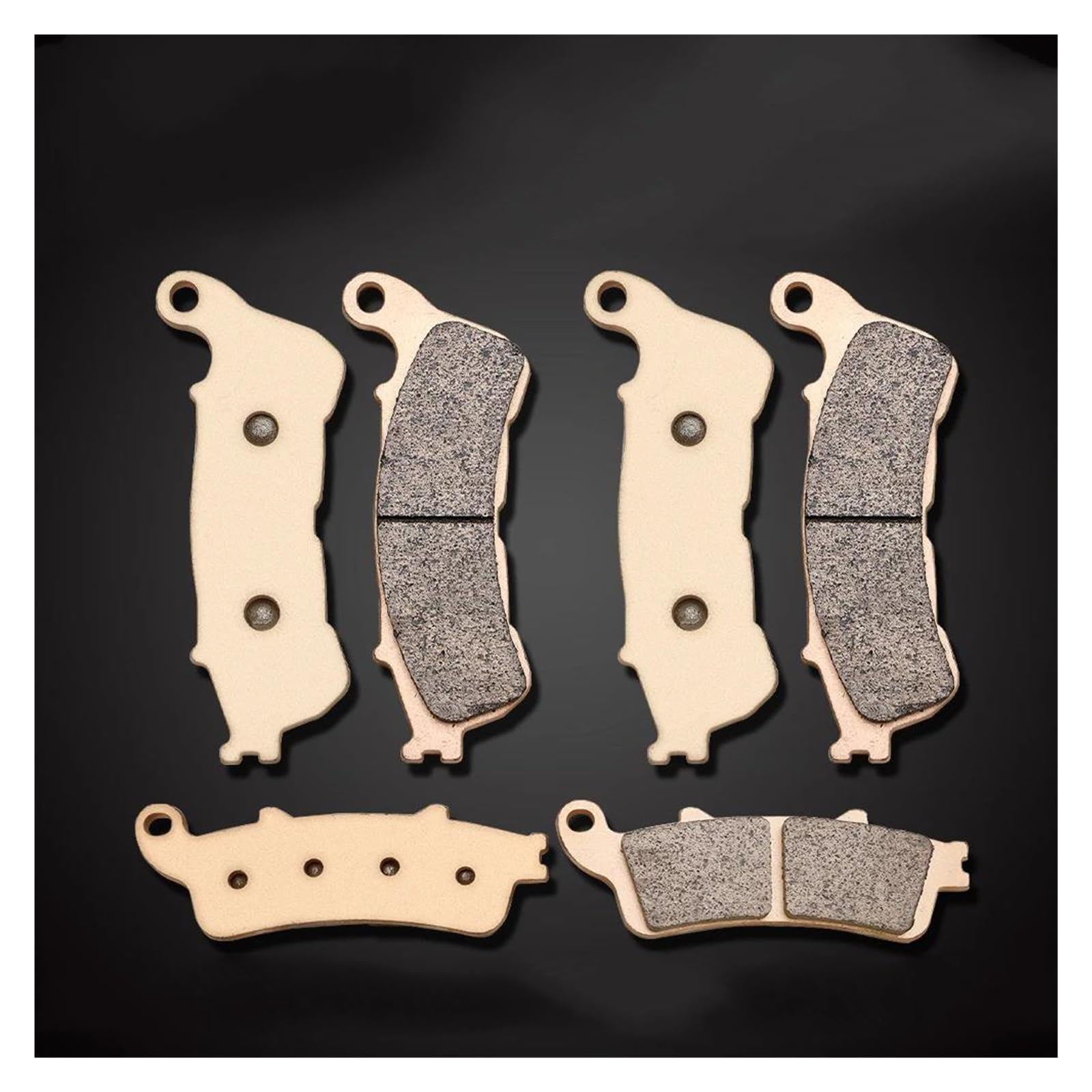 Bremsbelagsatz CTX1300 NT 700 XL 1000 Für Varadero VFR 800/800A Für Interceptor A6/A8 ABS 2006–2013 ST1300 Motorrad-Bremsbeläge Vorne Und Hinten(Alle 3 Paar) von FNERRMEVC