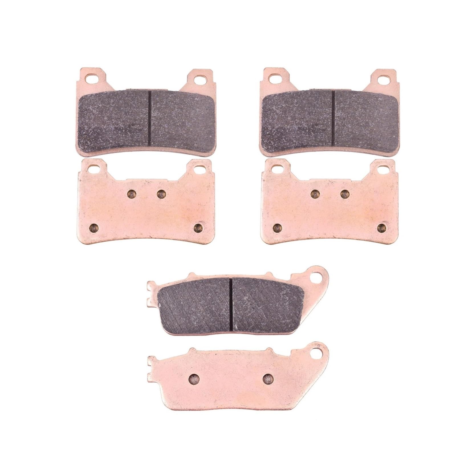 Bremsbelagsatz Kit 800CC Motorrad VFR800 VFR800X Für Crossrunner VFR 800 X 2015 2016 Motorrad Bremsbeläge Vorne Und Hinten(Sintered Front Rear) von FNERRMEVC