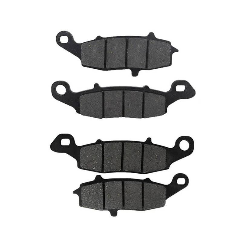 Bremsbelagsatz Motorradteile Bremsbeläge Vorne Und Hinten Für Kawasaki VN800 Für Drifter Baujahr 1999–2006 VN900 VN1500 Für Vulcan Classic Custom LT(Pads Front and Rear) von FNERRMEVC