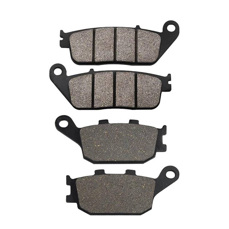 Bremsbelagsatz VRX400 1996 CBF500 2004 VT1100 Für Shadow VT 1100 95-17 VT1300 Für Fury VTX 1300 Und Für Retro Motorräder Bremsbeläge Vorne Und Hinten(VORDERSEITE UND RÜCKSEITE) von FNERRMEVC