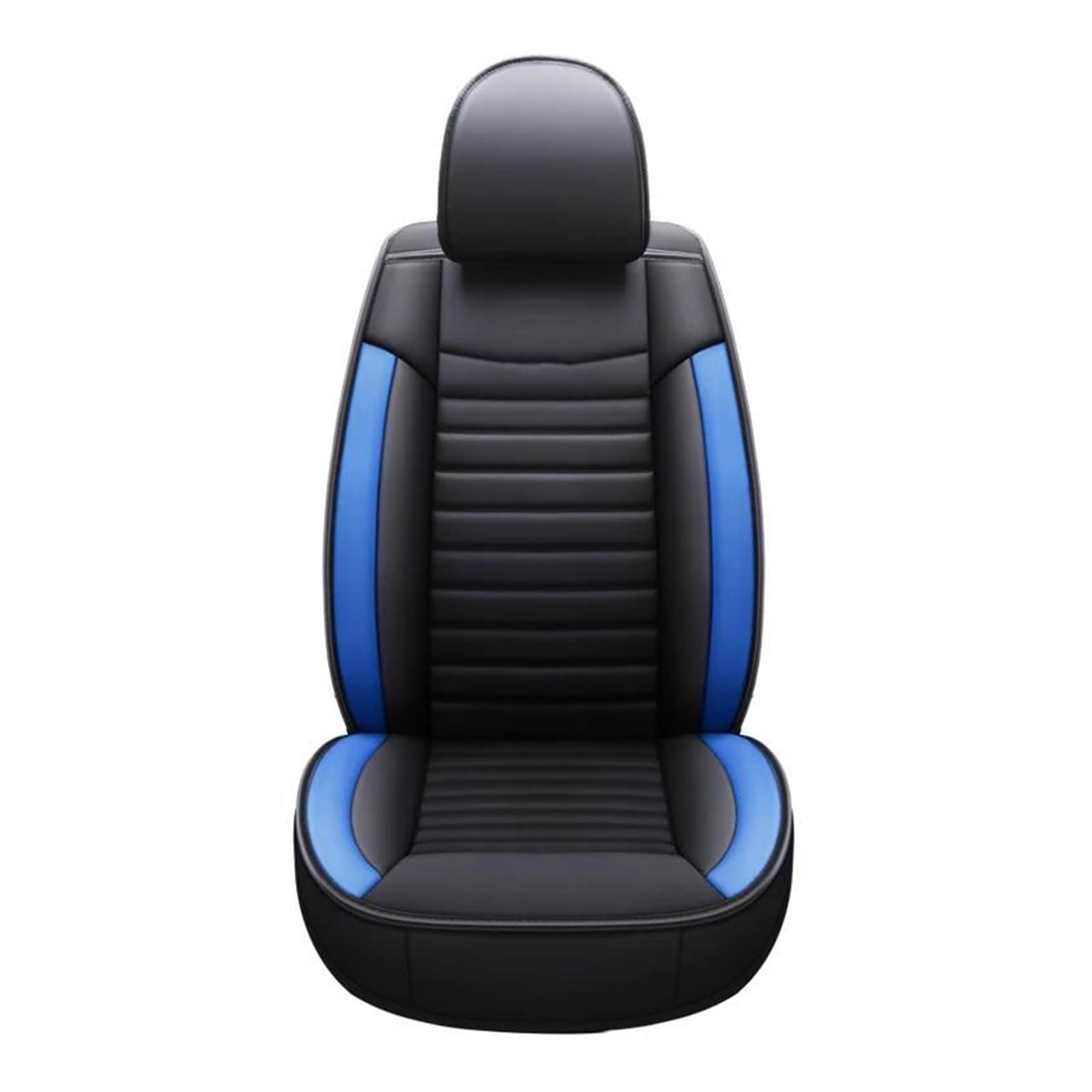 FNERRMEVC Sitzbezüge Autositzbezug Für Toyota Für Aygo Für Avensis T25 T27 Für Corolla Chr Für Yaris Für Rav4 Universalzubehör Autositzschutz(1 Stück-Blau+Weiß) von FNERRMEVC