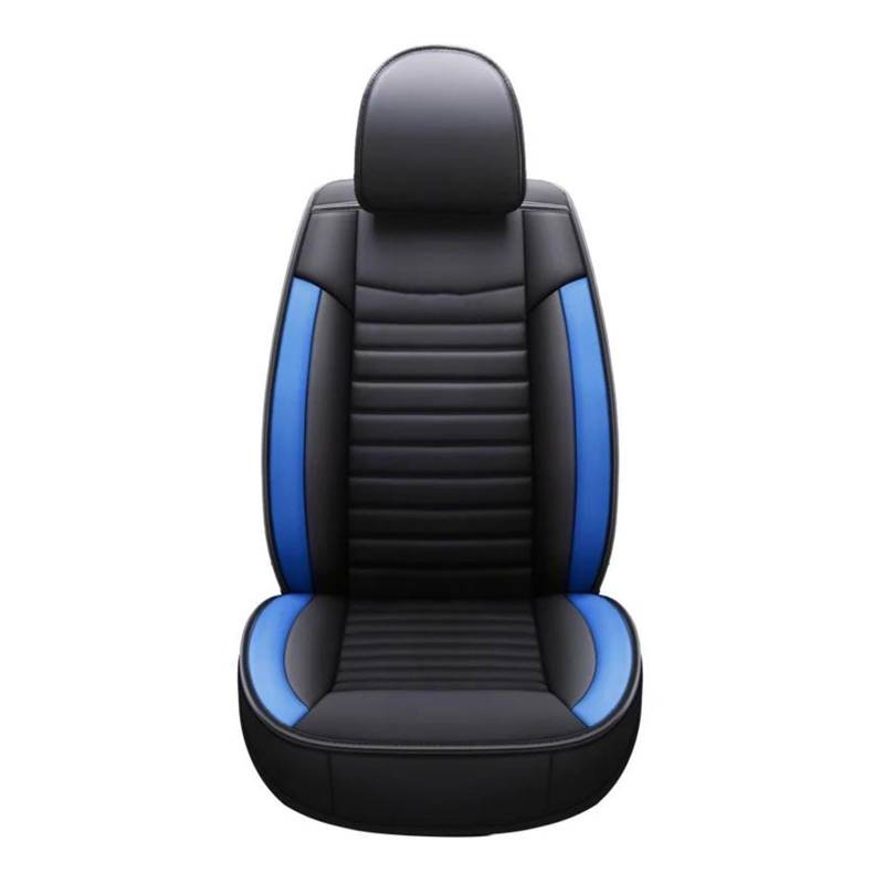 FNERRMEVC Sitzbezüge Autositzbezug Für Toyota Für Aygo Für Avensis T25 T27 Für Corolla Chr Für Yaris Für Rav4 Universalzubehör Autositzschutz(1 Stück-Blau+Weiß) von FNERRMEVC