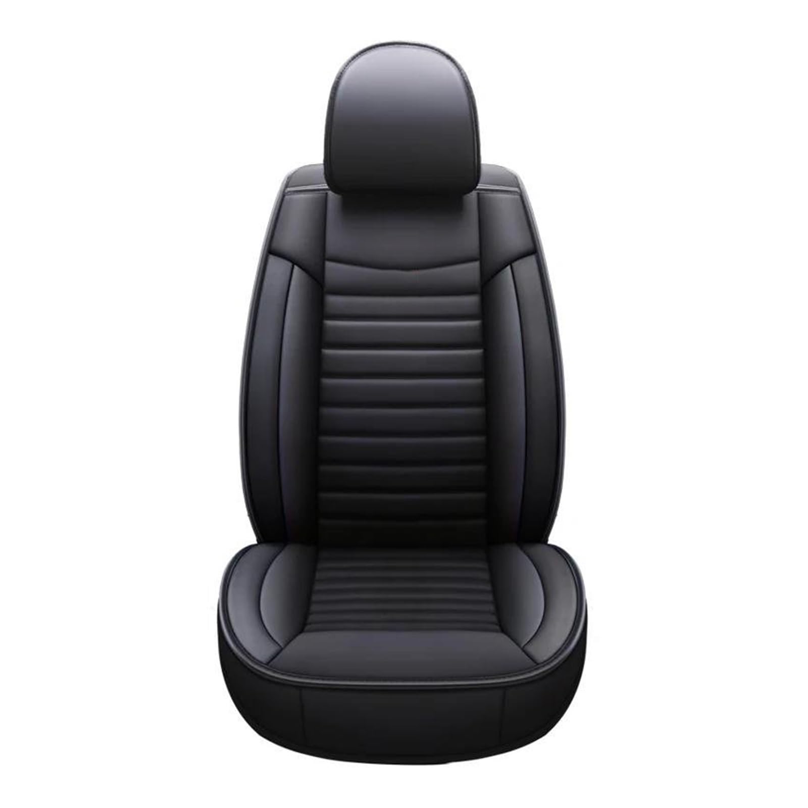 FNERRMEVC Sitzbezüge Autositzbezug Für Toyota Für Aygo Für Avensis T25 T27 Für Corolla Chr Für Yaris Für Rav4 Universalzubehör Autositzschutz(1 Stück-Schwarz) von FNERRMEVC