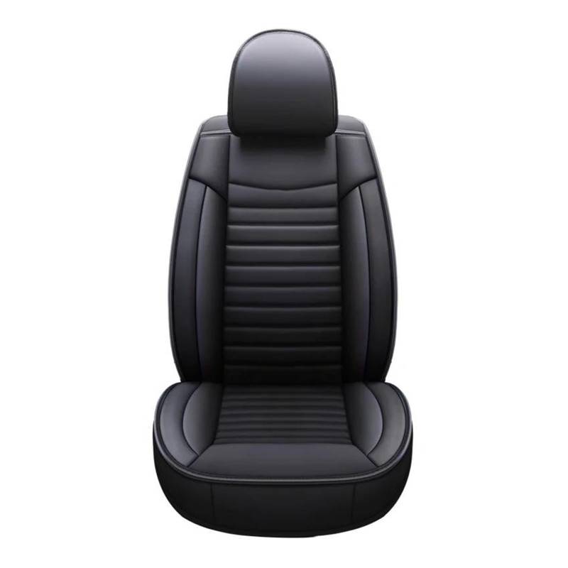 FNERRMEVC Sitzbezüge Autositzbezug Für Toyota Für Aygo Für Avensis T25 T27 Für Corolla Chr Für Yaris Für Rav4 Universalzubehör Autositzschutz(1 Stück-Schwarz) von FNERRMEVC