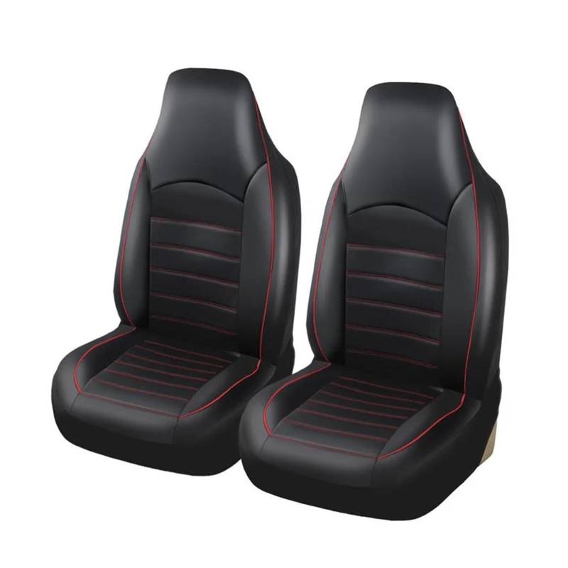 Sitzbezüge Für F&ord Für Ranger XLT 2001 Vordersitzbezüge Hoher Schalensitzbezug Autoinnenausstattung Autositzschutz(ROT-2 STÜCK) von FNERRMEVC