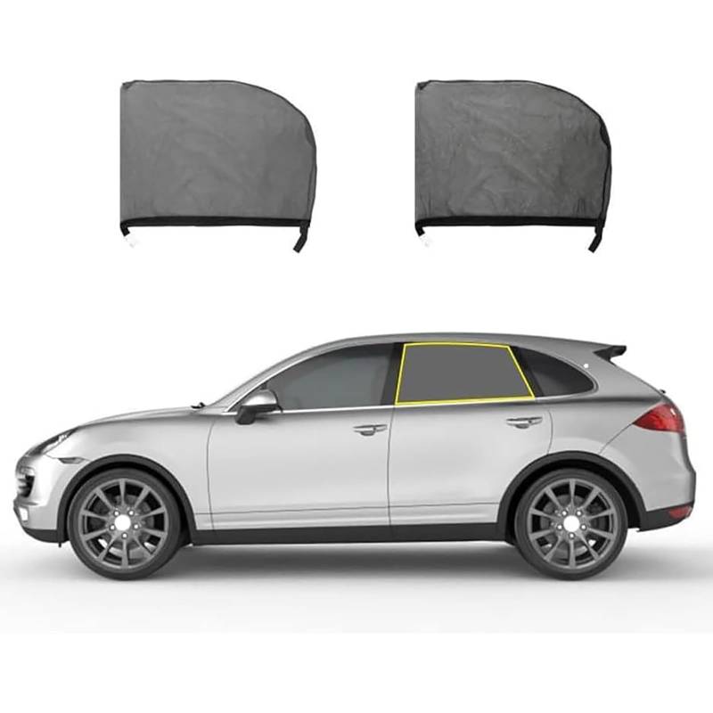 Sonnenschutz Auto FüR Peugeot 508 I SW/Estate (8E) 2010-2018, Universal Seitenscheibe Sonnenblende Mesh Fensterabdeckung Dehnbar Atmungsaktiv Uv Schutz ZubehöR, Rear-Window von FNUQKREF