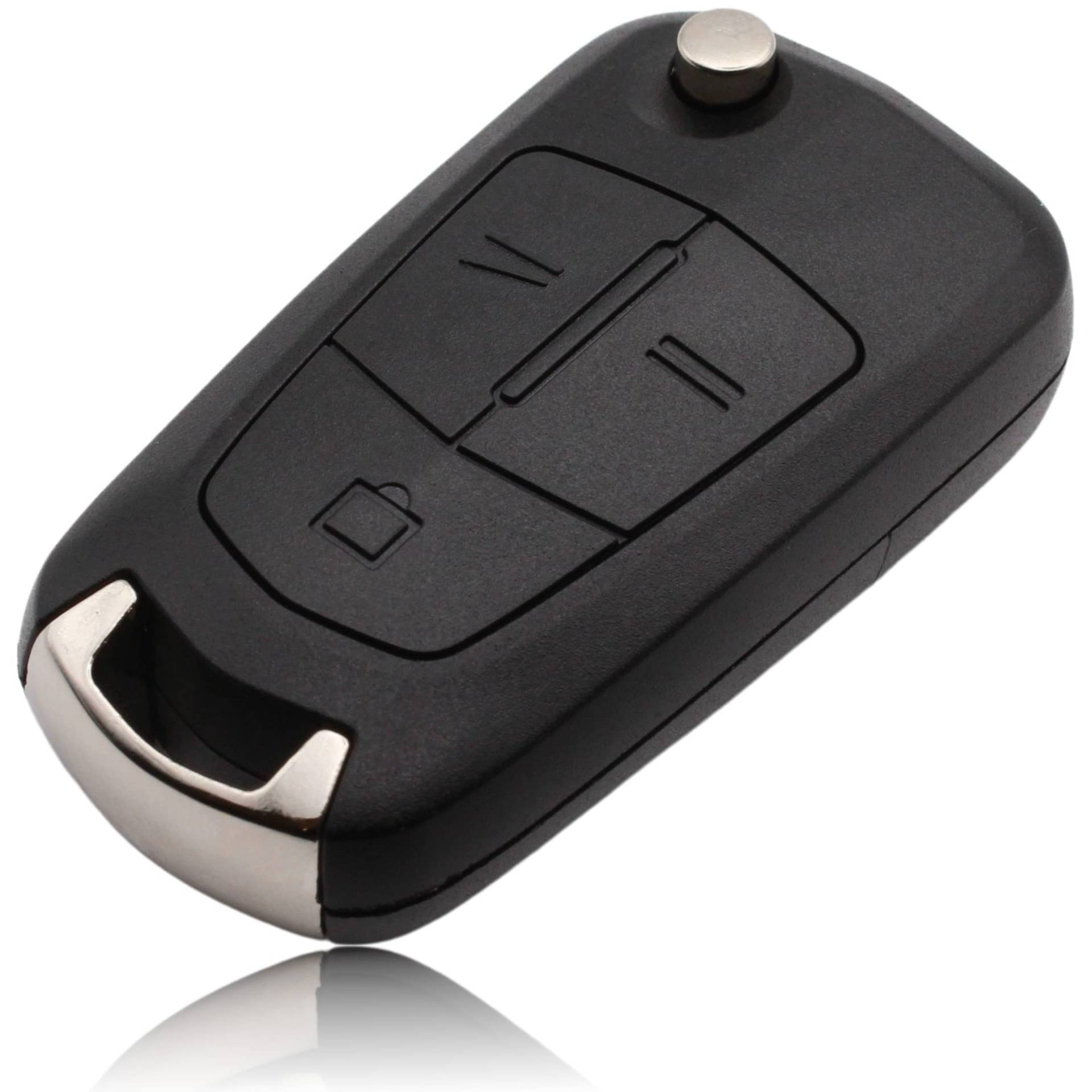 FOAMO Schlüssel Gehäuse Reparatursatz passend für Opel Astra H 3-Tasten Schlüssel Cover Typ-0 3JA von FOAMO