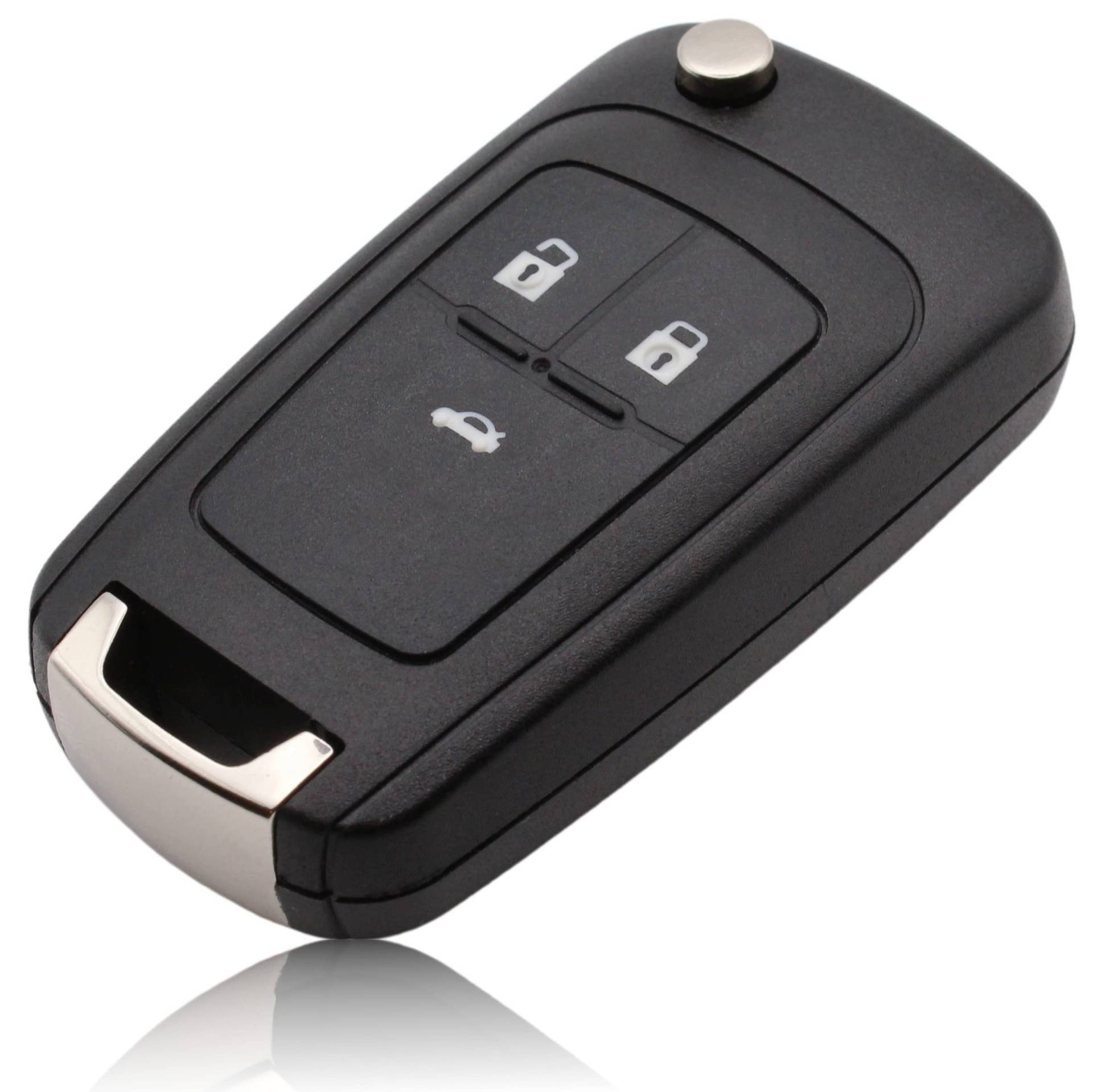 FOAMO Schlüssel Gehäuse Reparatursatz passend für Opel Astra j Schlüssel Cover Typ-1 3JA von FOAMO
