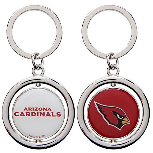 FOCO NFL Arizona Cardinals Football Spinner Schlüsselanhänger, Rot, Einheitsgröße von FOCO