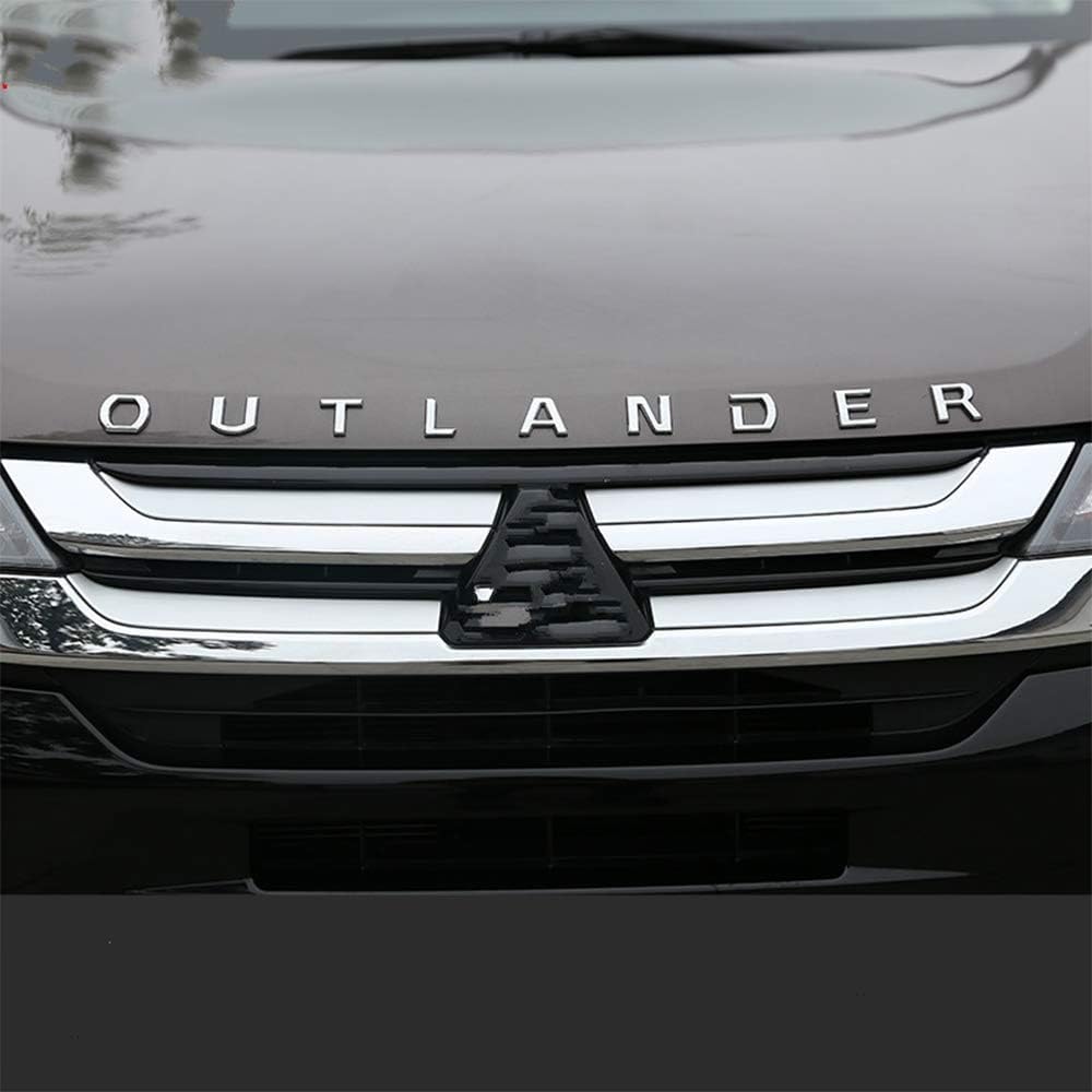 Auto Emblem, für Mitsubishi Outlander 2019 Lenkrad Haube dekorative Accessoires von FOKAI