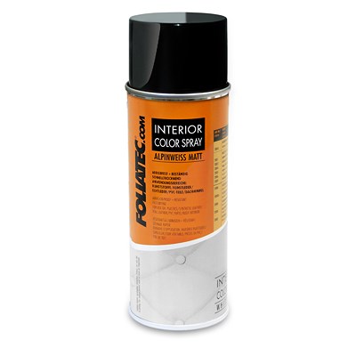 Foliatec 400 ml INTERIOR Color Spray alpinweiß matt [Hersteller-Nr. 2001] von FOLIATEC