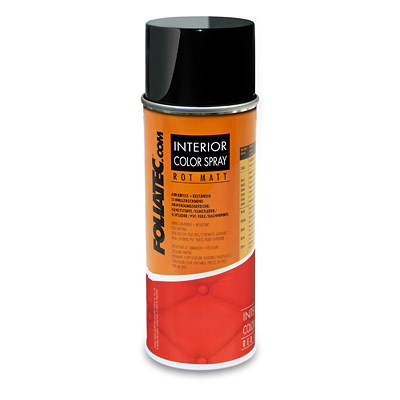 Foliatec 400 ml INTERIOR Color Spray rot matt [Hersteller-Nr. 2006] von FOLIATEC