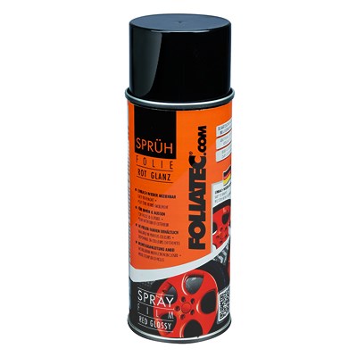 Foliatec 1x 400ml Sprühfolie rot glänzend [Hersteller-Nr. 2058] von FOLIATEC