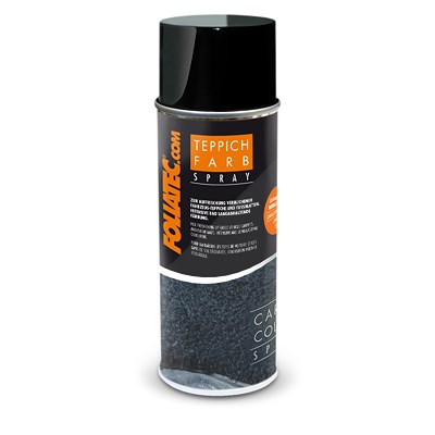 Foliatec 400 ml Teppich Farbspray, schwarz matt von FOLIATEC