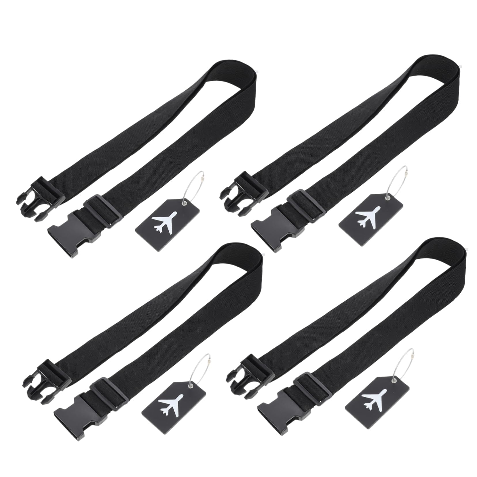 FOMIYES 1 Satz Gepäckbündel -Set Gepäck Packband Anhänger und Riemen zum Aufhängen von Koffern Kofferset Verstellbarer Gepäckbeutelfixierband Träger für Koffer Gepäckbänder PVC Schwarz FOMIYES 1 Satz Gepäckbündel -Set Gepäck Packband Anhänger und Riemen zum Aufhängen von Koffern Kofferset Verstellbarer Gepäckbeutelfixierband Träger für Koffer Gepäckbänder PVC Schwarz von FOMIYES