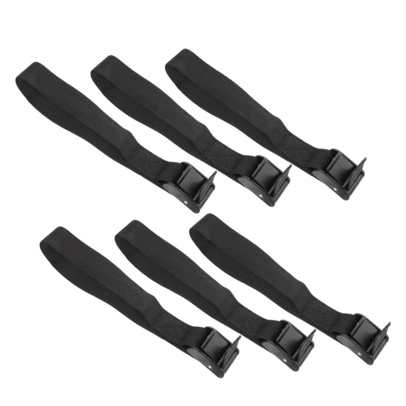 FOMIYES 6 Stück Regenschirm-windstabilisierungsgurte Fester Riemen Für Regenschirm -befestigungsband Befestigungsgurte Für Mehrzweckgürtel Pp Black von FOMIYES