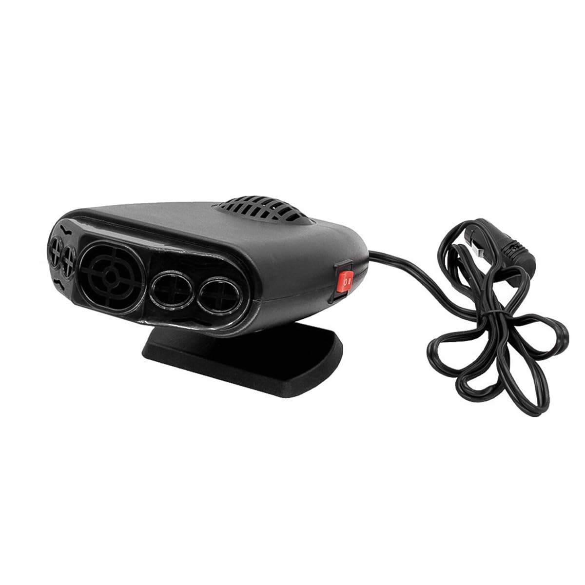 FONGKNOX 12 V tragbare Autoheizung, 150 W, Scheibenentfroster, 2-in-1, Heizung und Kühlung, Stromversorgung über Zigarettenanzünder, leiser Betrieb, Luftzirkulation im Auto, 180 Grad Einstellbarer FONGKNOX 12 V tragbare Autoheizung, 150 W, Scheibenentfroster, 2-in-1, Heizung und Kühlung, Stromversorgung über Zigarettenanzünder, leiser Betrieb, Luftzirkulation im Auto, 180 Grad Einstellbarer von FONGKNOX
