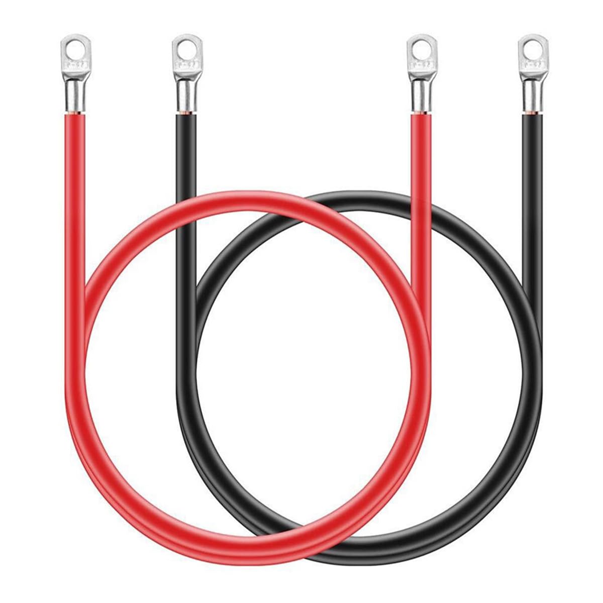 FONGKNOX 50 cm 19 Zoll 5 AWG 16 mm² Kupferbatteriekabel mit M8 O-Ringen Batterieanschluss Parallel- oder Serienkabel Hochleistungs-12-V/24-V-Leitungen für Batterieautos, Boote, Wohnmobile, LKWs FONGKNOX 50 cm 19 Zoll 5 AWG 16 mm² Kupferbatteriekabel mit M8 O-Ringen Batterieanschluss Parallel- oder Serienkabel Hochleistungs-12-V/24-V-Leitungen für Batterieautos, Boote, Wohnmobile, LKWs von FONGKNOX