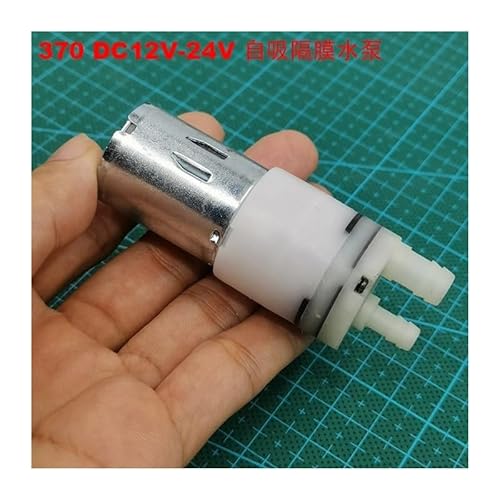 DC 12V-24V 24mm 370 Water Pump Self-priming Suction Water Pump for Fountains/Drinking Water Dispensers Motor Drivers von FOPURE