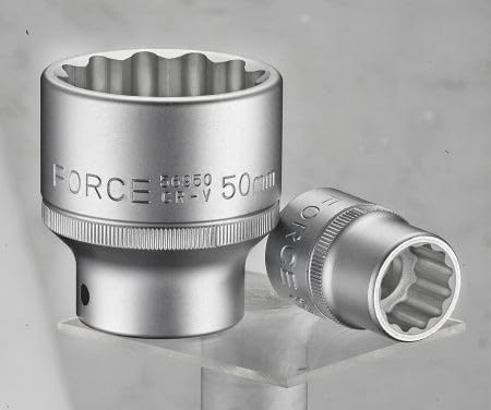 FORCE 56950 Vielzahn Steckschlüssel Einsatz 12-kant 3/4 Zoll SW 50 mm Nuss FORCE 56950 Vielzahn Steckschlüssel Einsatz 12-kant 3/4 Zoll SW 50 mm Nuss von FORCE