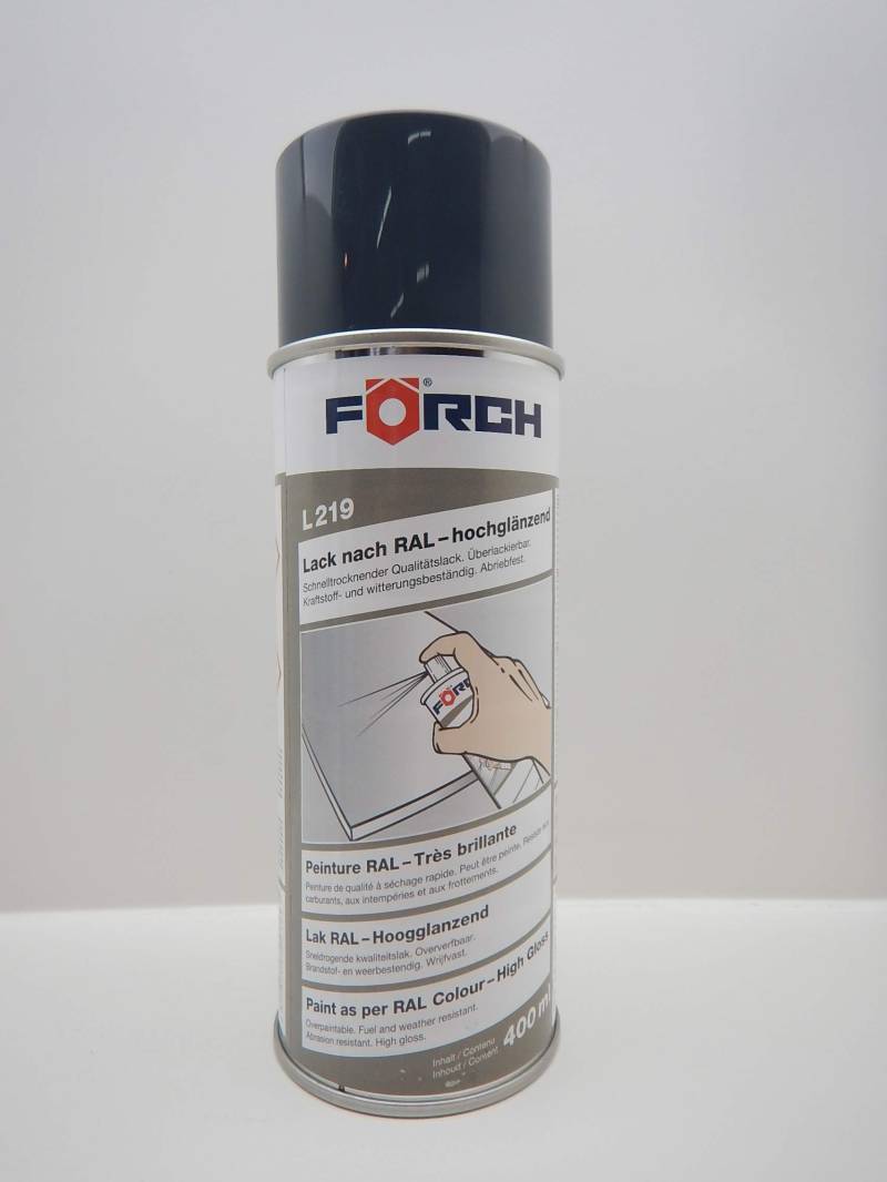 FORCH ANTHRAZITGRAU RAL 7016 Lack LACKSPRAY Spray SPRAYDOSE GLÄNZEND 400ML (1) von FORCH