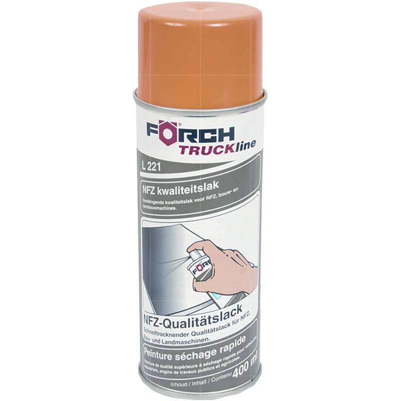 Förch NFZ-QUALITAETSLACK L221-0.4 LTR (GELB/Caterpillar) von FORCH