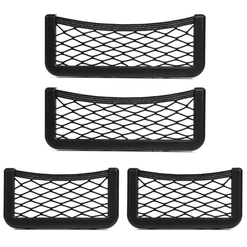 FOROREH 4Pcs Kofferraum Netztasche Auto, Selbstklebend Elastisch Ablagenetz Auto Kofferraum Aufbewahrungsnetz Tasche, Utensiliennetz für Auto PKW LKW Kofferraum Gepäcknetz… FOROREH 4Pcs Kofferraum Netztasche Auto, Selbstklebend Elastisch Ablagenetz Auto Kofferraum Aufbewahrungsnetz Tasche, Utensiliennetz für Auto PKW LKW Kofferraum Gepäcknetz… von FOROREH