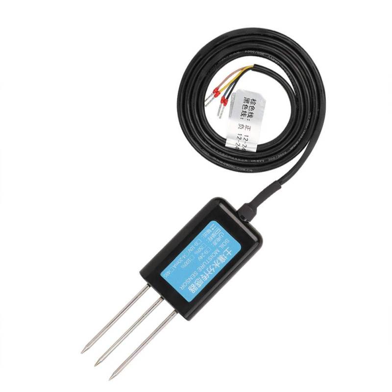 Drei-Draht-System Analogausgang Wasserdichter Bodenfeuchtesensor, 4-20MA Ausgang 12-24V DC Bodenfeuchtesensor, Blumengewächshaus für wissenschaftliche Experimente von FOTABPYTI