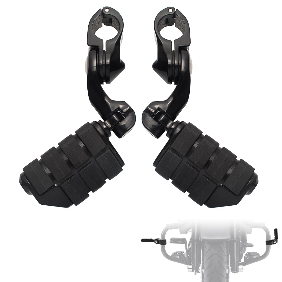 LTMOTO 3,2 cm Highway Pegs, Motorrad, kurz, abgewinkelt, verstellbar, für Harley Davidson Touring Road King Road Glide Street Glide Electra Glide Softail Sportster mit 3,8 cm Highway Bar LTMOTO 3,2 cm Highway Pegs, Motorrad, kurz, abgewinkelt, verstellbar, für Harley Davidson Touring Road King Road Glide Street Glide Electra Glide Softail Sportster mit 3,8 cm Highway Bar von FOVPLUE