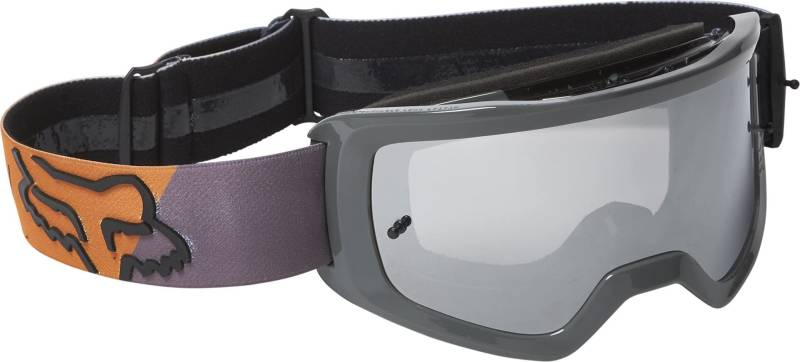 FOX Main Skew Mirrored Goggles Black/Gold OS von FOX