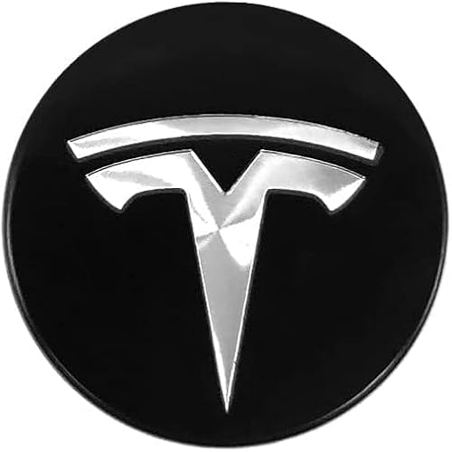 4Pcs Nabenkappen Felgen Kappen Felgendeckel Radkappen Radnabendeckel Nabendeckel Felgenkappen für Tesla Model 3/X/S/Y,64mm von FOXZY