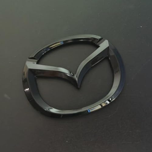 Auto dekorative Logo Autoaufkleber Körper Dekoration, für Mazda ATENZA 2020-2021, Schriftzug Logo Aufkleber Auto Tuning Zubehör,Rear Logo-Black von FOXZY