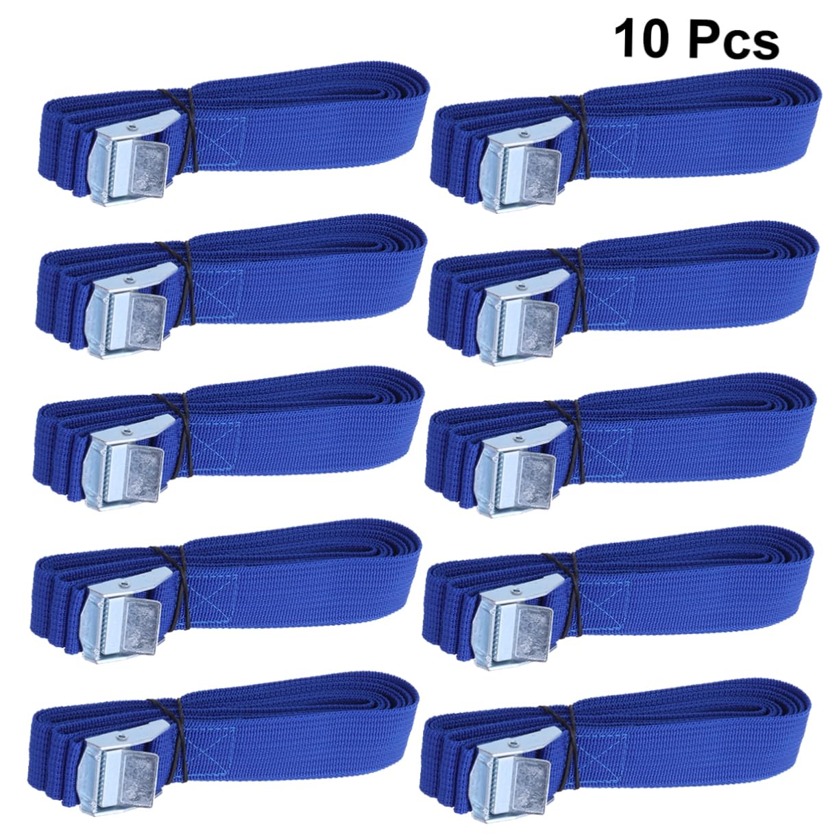 FOYTOKI 10Stücke Zurrgurte mit Stahl Schnalle Robuste Nylon Spanngurte für Dachgepäckträger Luggage Transport Schnellverschluss Blau FOYTOKI 10Stücke Zurrgurte mit Stahl Schnalle Robuste Nylon Spanngurte für Dachgepäckträger Luggage Transport Schnellverschluss Blau von FOYTOKI