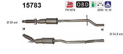 Fppl Katalysator [Hersteller-Nr. 15783] für Citroën von FPPL