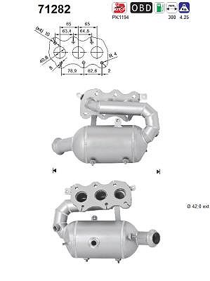 Fppl Katalysator [Hersteller-Nr. 71282] für Smart von FPPL