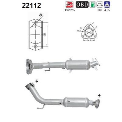 Fppl Katalysator [Hersteller-Nr. 22112] für Honda von FPPL