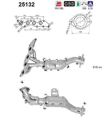 Fppl Katalysator [Hersteller-Nr. 25132] für Mazda von FPPL