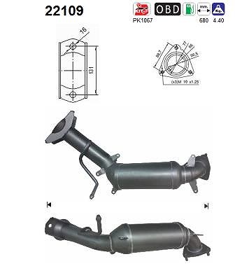 Fppl Katalysator [Hersteller-Nr. 22109] für Honda von FPPL